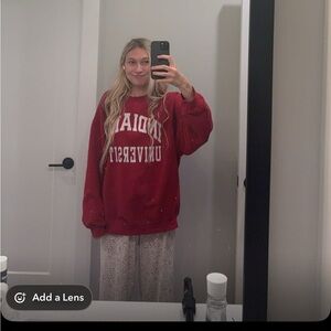 Red Indiana University Sweatshirt